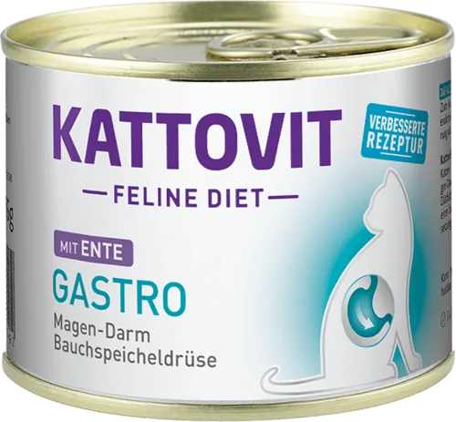 Conserva Kattovit Gastro Rata — Recenzie, beneficii și preț pentru pisici cu probleme gastro-intestinale