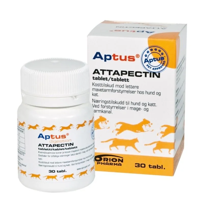 Recomandat supliment nutritiv Aptus Attapectin Vet — specificații și beneficii pentru câini și pisici