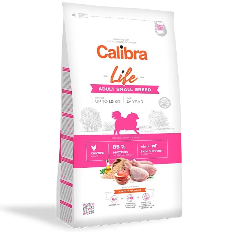 Calibra Dog Life Adult Small Breed Chicken — Recenzie, specificații și verdict pentru hrana uscată de calitate