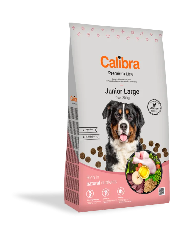 Calibra Dog Premium Line Junior Large — Recenzie despre calitate și preț pentru hrana câinilor de talie mare