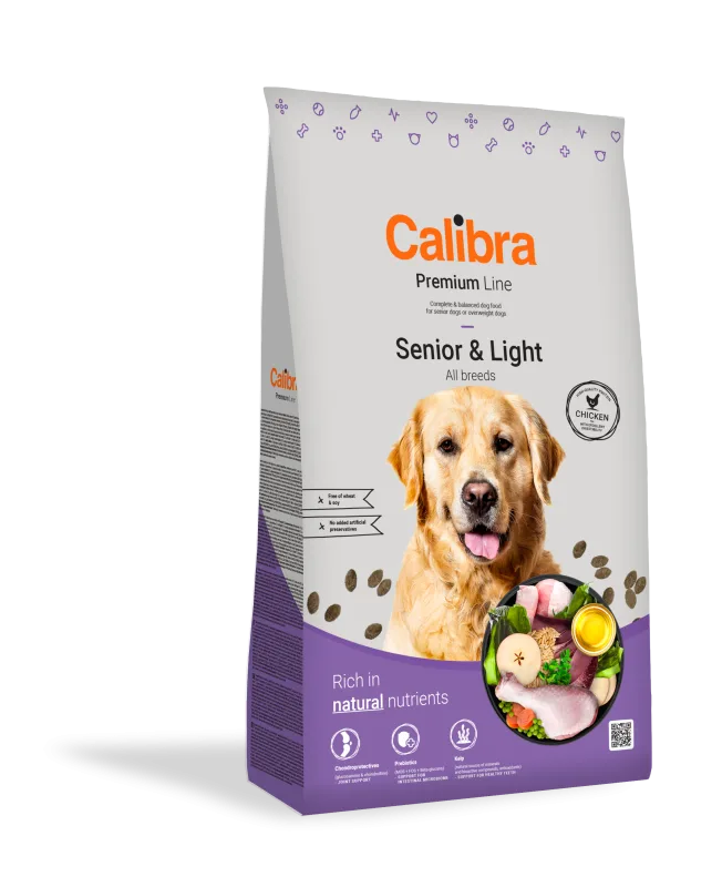 Calibra Dog Premium Line Senior & Light — Review preț și caracteristici