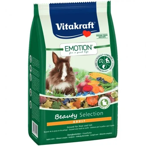 Hrana pentru iepuri Vitakraft Emotion Beauty Adult — Caracteristici, preț și opinii