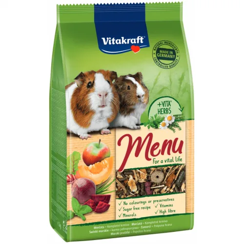 Hrana pentru porcusori de Guineea Vitakraft Premium Menu — Păreri despre calitate și preț