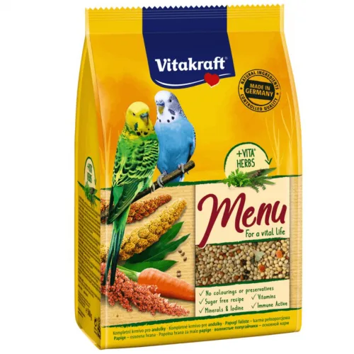 Hrana pentru perusi Vitakraft Premium Meniu — Caracteristici, preț și opinie