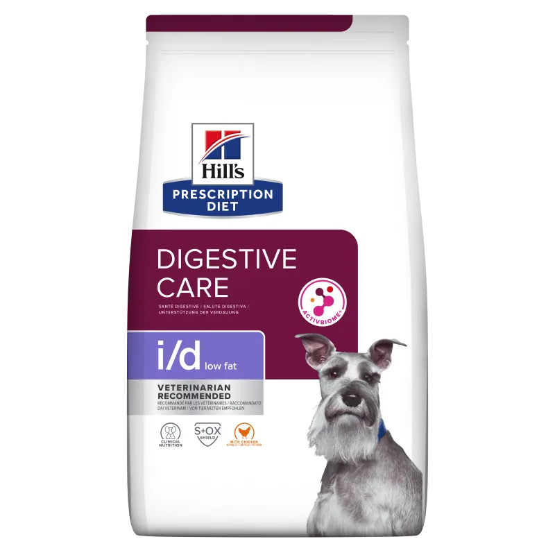 Valoare titlu Hill's Prescription Diet Canine i/d Low Fat — Recenzie, specificații și verdict pentru câini cu probleme d