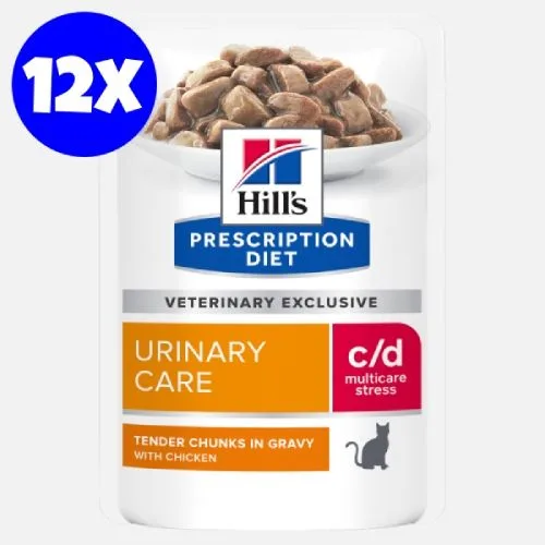 Recomandat Hill's Prescription Diet c/d Urinary Multi Stress Chicken — Testat și păreri despre beneficii și preț