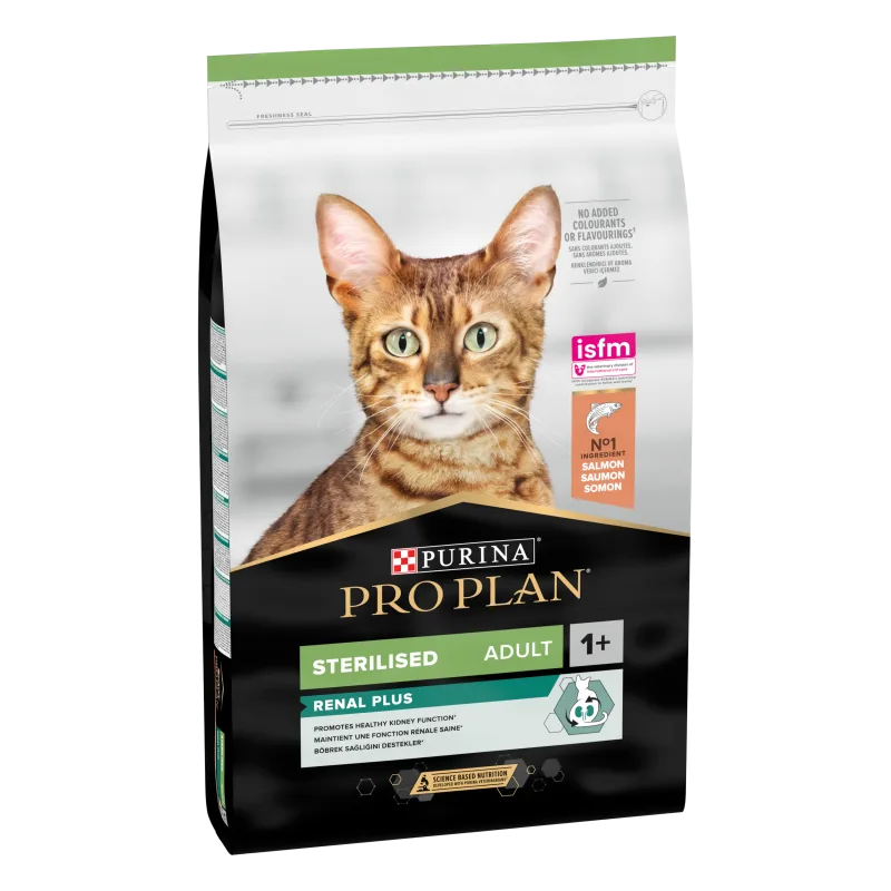 Hrana uscată pentru pisici sterilizate Purina Pro Plan Sterilised Renal Plus — specificații, performanță & verdict