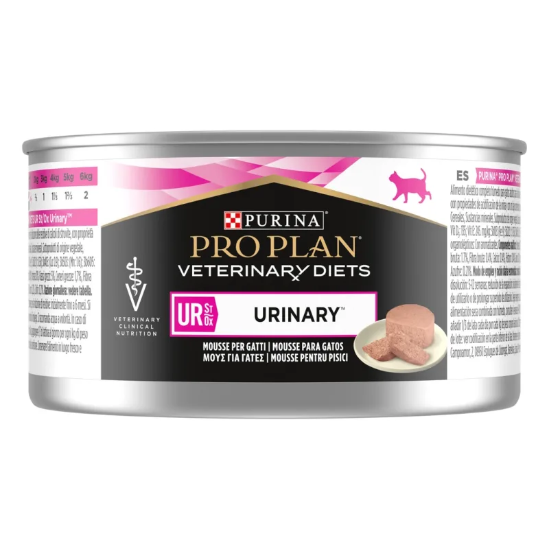 Purina Pro Plan Veterinary Diets UR Urinary Mousse — recenzie, specificații și verdict pentru pisici cu probleme urinare