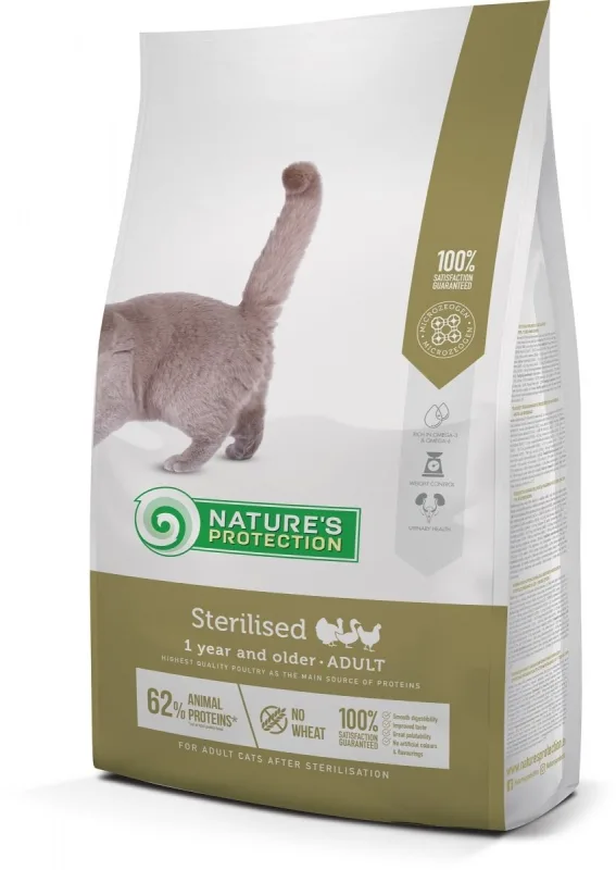 Hrana uscată pentru pisici sterilizate Nature's Protection Cat Sterilised — Caracteristici și review