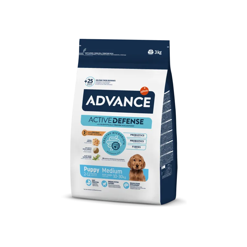Advance Dog Medium Puppy Protect — review preț și caracteristici pentru hrana cățeluși