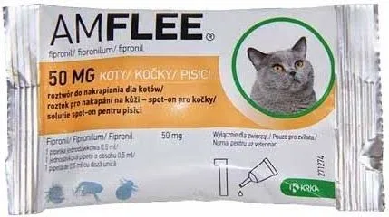 Amflee Cat 50 mg spot-on — Recenzie, avantaje și preț actualizat