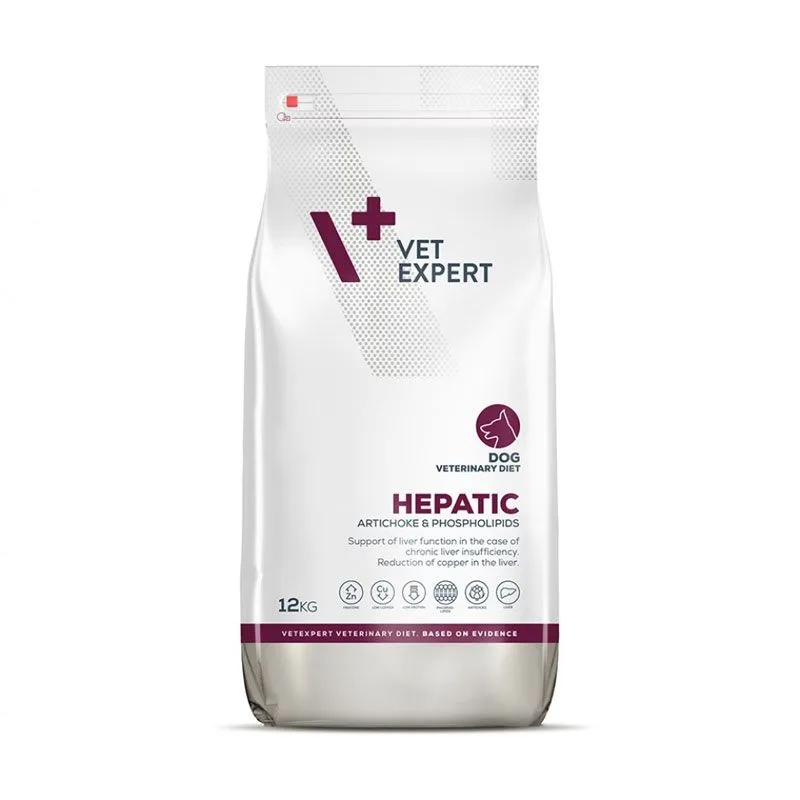 Dieta veterinară pentru câini Vetexpert 4T Hepatic Dog — Recenzie, specificații și verdict