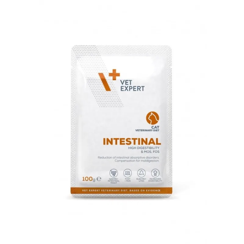 Dieta veterinară pentru pisici Cat Vetexpert — Recenzie și preț pentru combaterea problemelor intestinale