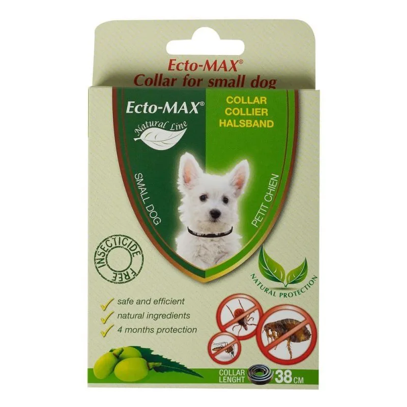 Zgarda antiparazitară Ecto-MAX Dog S — Recenzie, preț și avantaje
