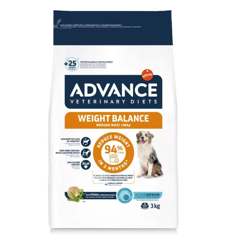 Advance Veterinary Diets Dog Weight Balance Medium — Recenzie, specificații și verdict