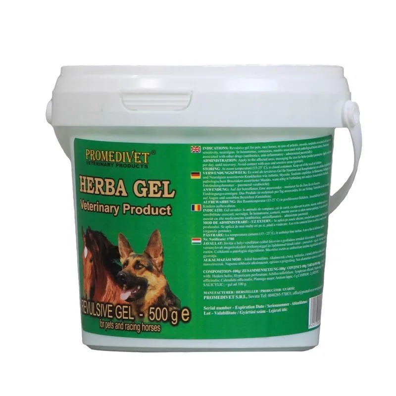 Herba Gel Revulsiv pentru animale — Recenzie, caracteristici și preț actualizat