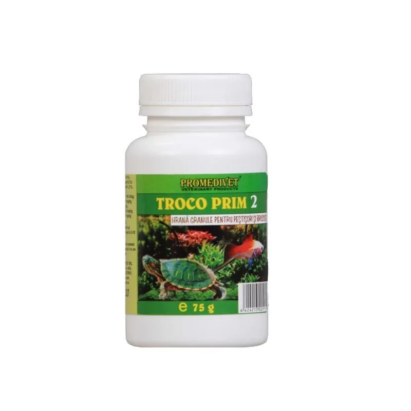 Troco Prim 2, 75 g — Recenzie despre calitatea și avantajele hranei pentru pești exotici