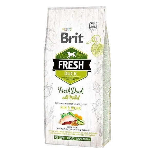 Hrana uscată pentru câini Brit Fresh Duck and Millet — Păreri despre calitate și performanță