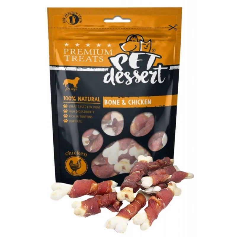Hrana uscată pentru câini Pet's Dessert Bone & Chicken — Caracteristici, preț și verdict
