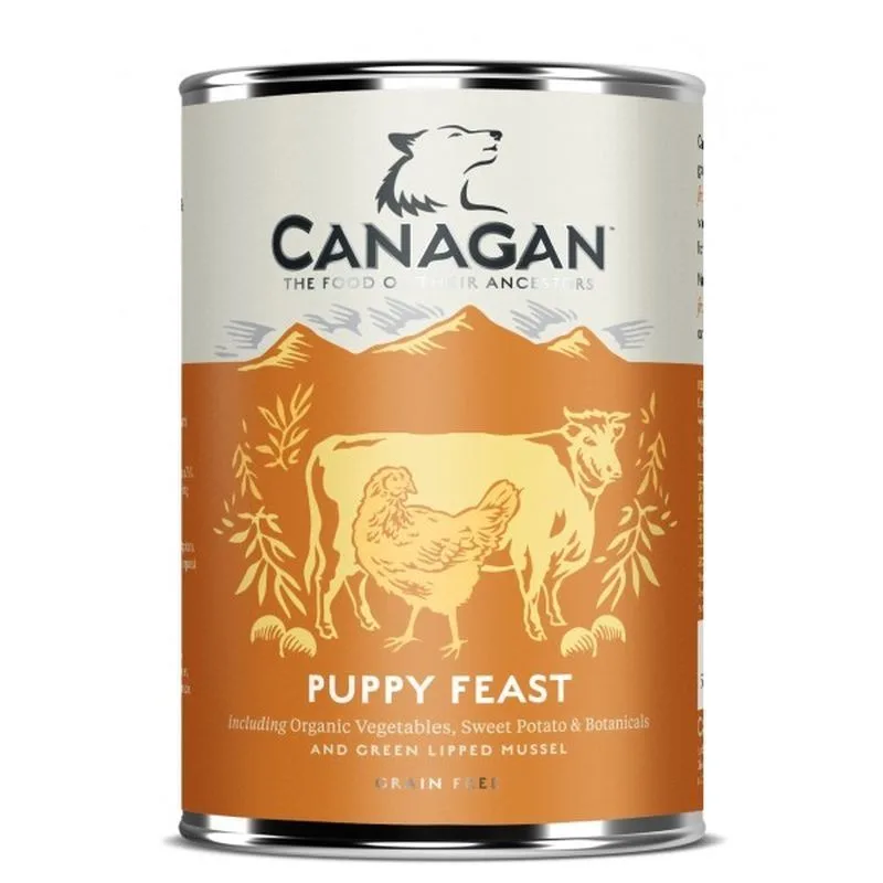 Canagan Dog Grain Free Puppy Feast — Recenzie, calitate și preț pentru hrana umedă pentru câini juniori