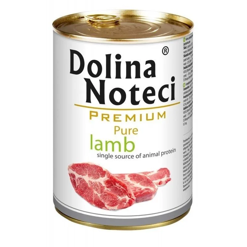 Hrana umedă Dolina Noteci Pure Miel — Recenzie, avantaje și preț pentru câini sensibili