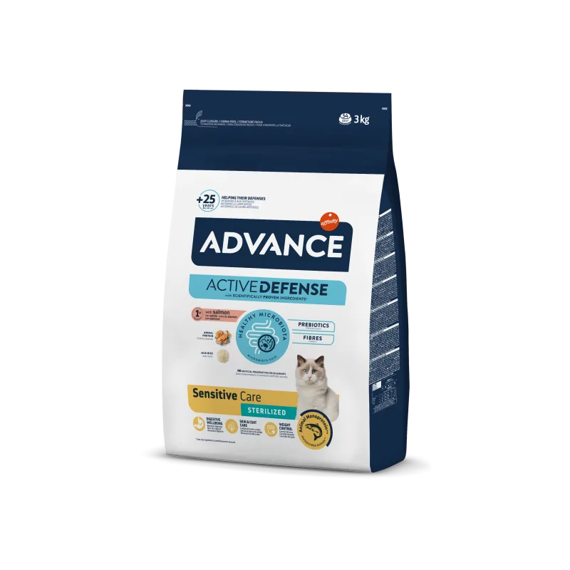 Advance Cat Sterilised Somon Sensitive — Recenzie, caracteristici și preț