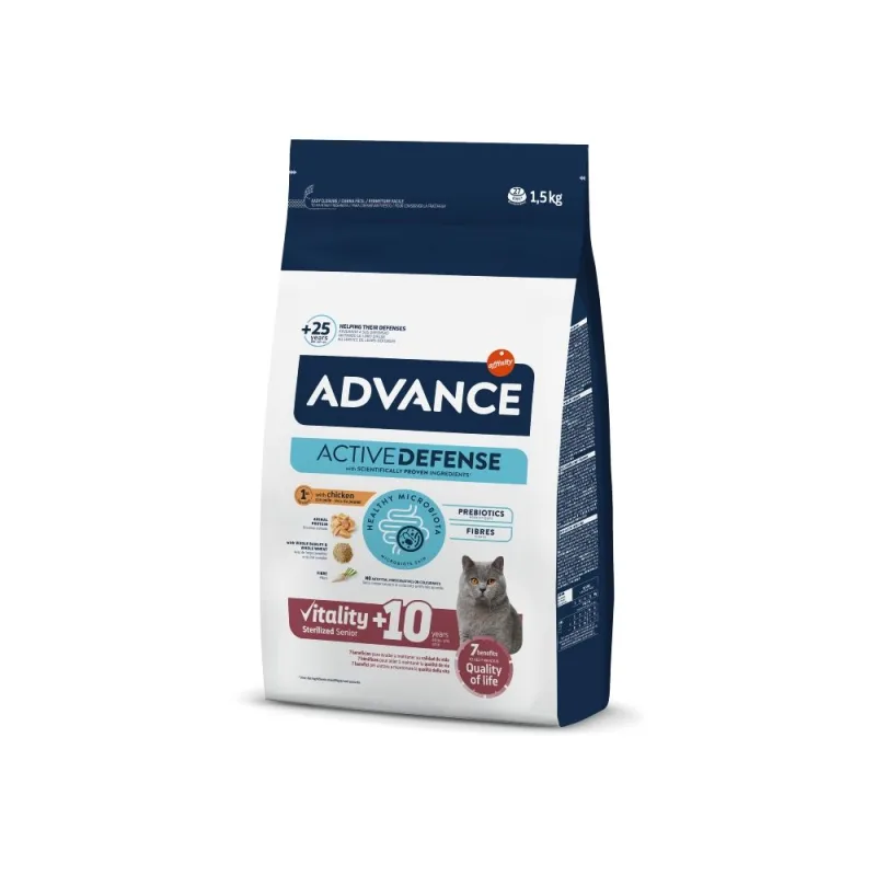 Advance Cat Vitality Sterilised Senior 10+ — Caracteristici, preț și verdict