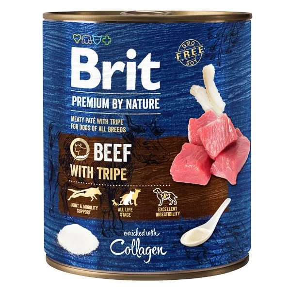 Hrana umedă pentru câini Brit Premium by Nature Beef with Tripes — Caracteristici, preț și verdict