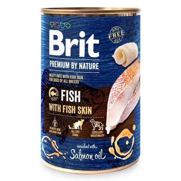 Hrana umedă pentru câini Brit Premium by Nature Fish with Fish Skin — Caracteristici, preț și verdict