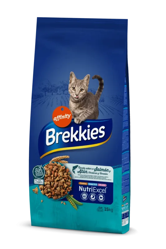 Hrana uscată pentru pisici Brekkies NutriExcel Cat Somon & Ton — Review, preț și caracteristici