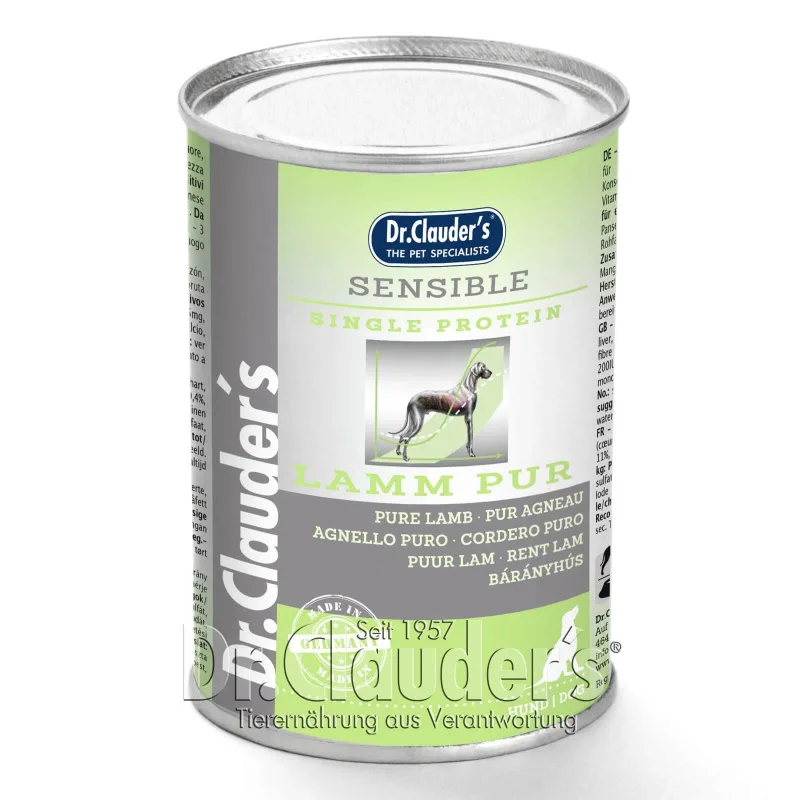 Hrana umedă Dr. Clauder's Dog Pure Lamb — Recenzie, calitate și preț pentru câini sensibili