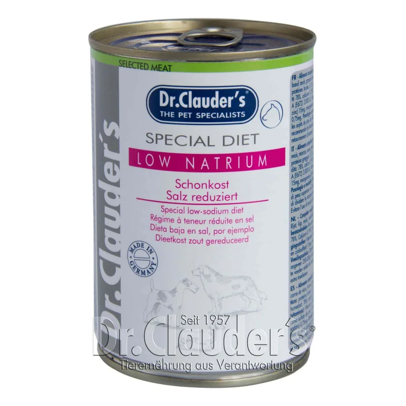 Dr. Clauder's Dog Low Natrium — Review preț și caracteristici pentru dieta veterinară câini