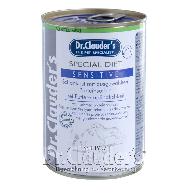 Valoare dietă pentru câini cu sensibilitate Dr. Clauder's Dog Sensitive — Recenzie și preț actualizat