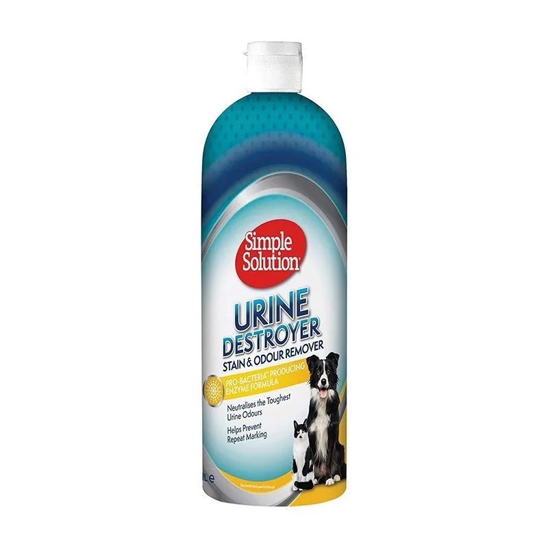 Recenzie Simple Solution Urine Destroyer — eficiență în eliminarea mirosurilor și petelor de urină