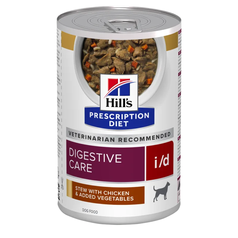 Valoare titlu Hill's Prescription Diet Canine I/D Chicken and Vegetable Stew — Specificații, beneficii și verdict