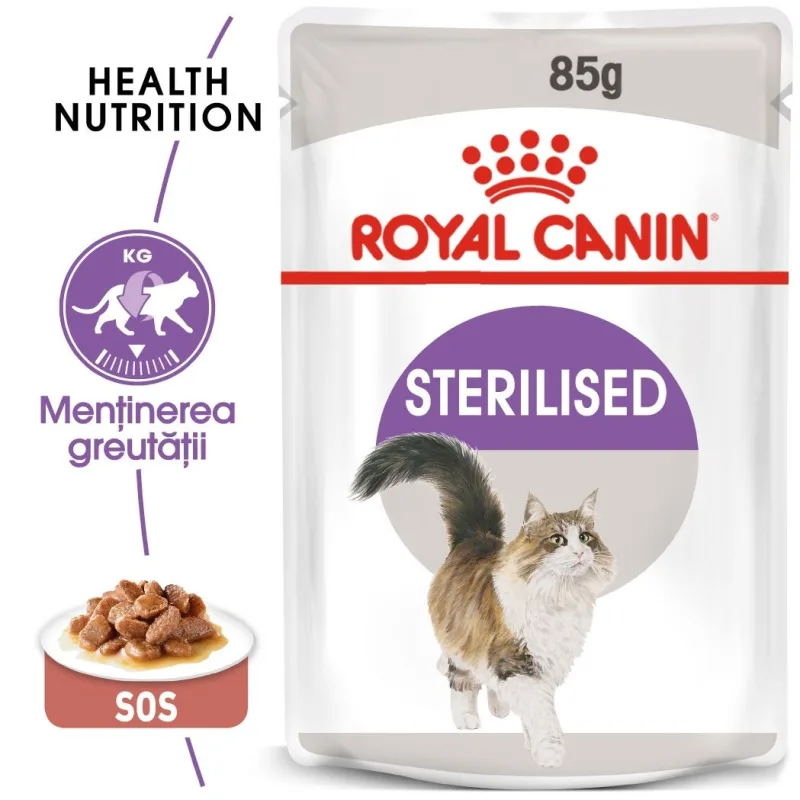 Hrana umedă Royal Canin Sterilised Adult — Caracteristici, preț și verdict pentru pisici sterilizate