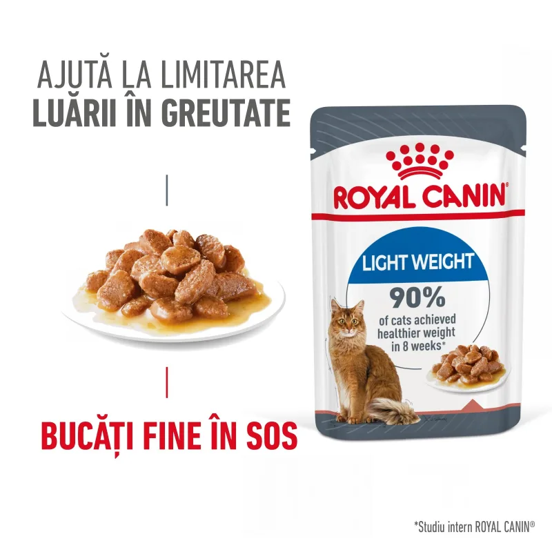 Recomandări Royal Canin Light Weight Care — Păreri, preț și caracteristici pentru hrana umedă pisici