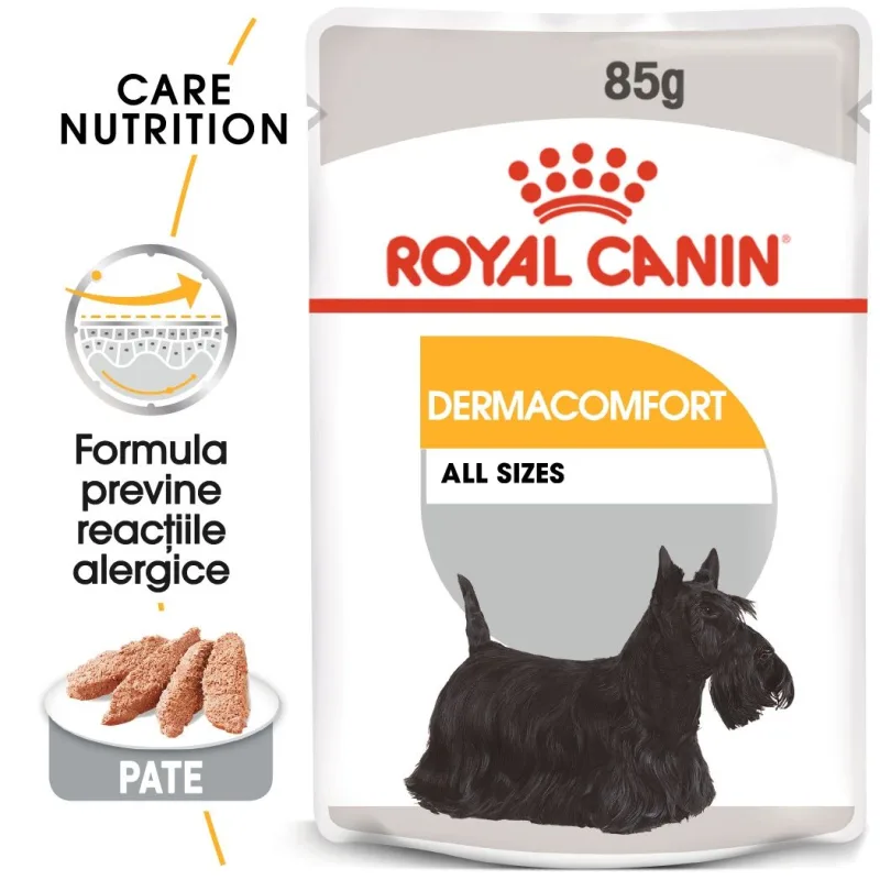 Royal Canin Dermacomfort Adult — Recenzie, beneficii pentru piele și preț actualizat