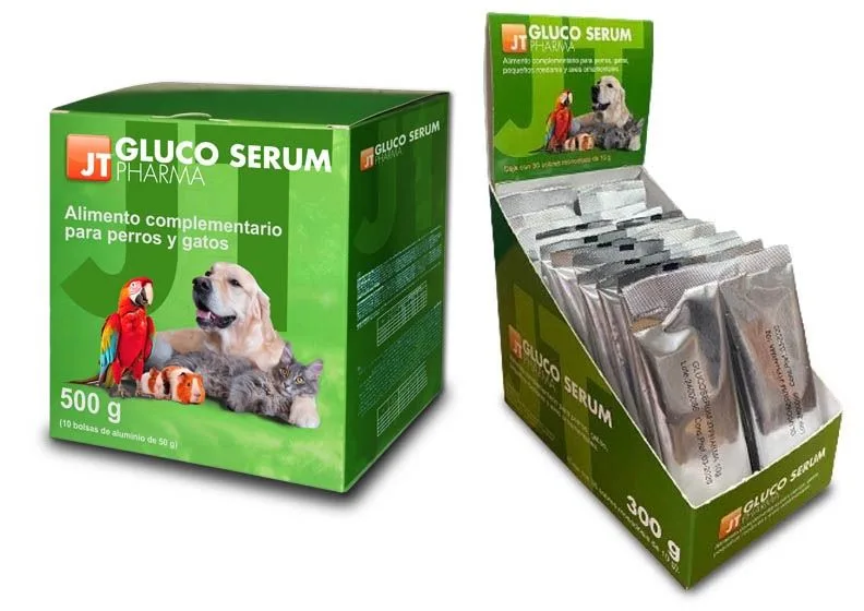 Recomandări pentru rehidratare la câini — JT-Glucoserum Electroliti, 30 plicuri x 10 g