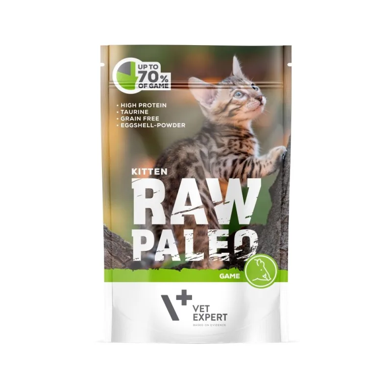 Hrana umedă pentru pui de pisică Raw Paleo Kitten Vanat — Recenzie și caracteristici