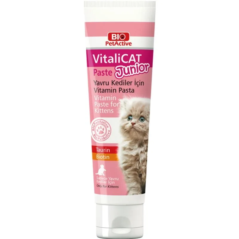Pasta cu vitamine pentru puii de pisică Bio PetActive Vitali Cat Junior — Recenzie, specificații și verdict