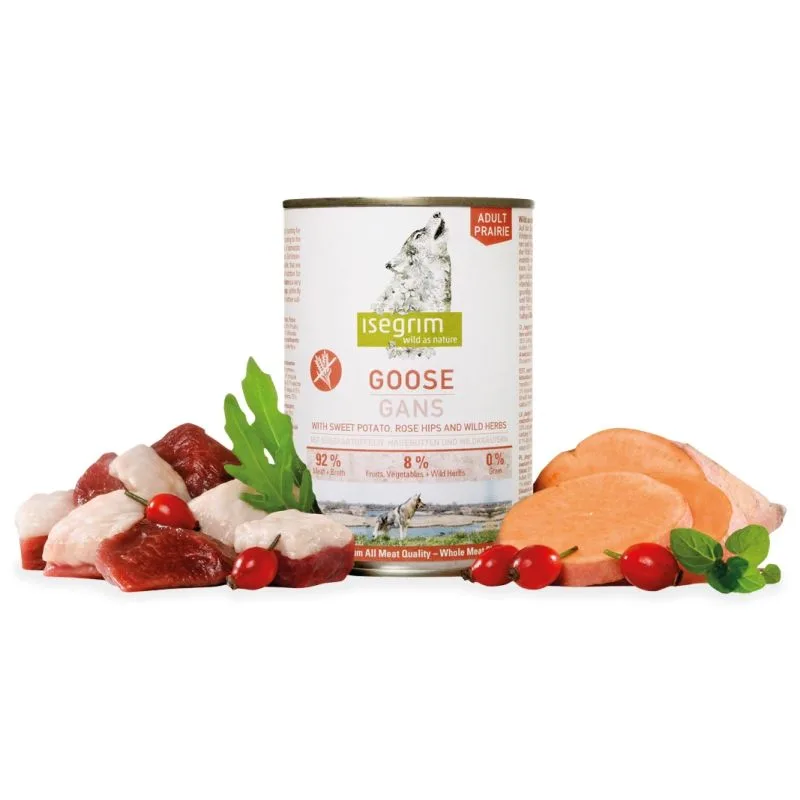 Hrana umedă Isegrim Dog Adult Goose — Recenzie, specificații și verdict