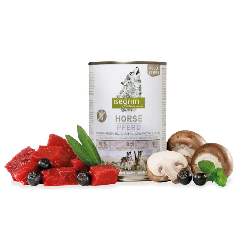 Hrana umedă Isegrim Dog Adult Horse — Recenzie, beneficii și preț