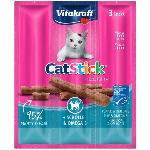 Recompense Pisici Vitakraft CatStick Cambula și Omega-3 — Recenzie și caracteristici