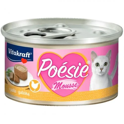 Hrana umedă pisici Vitakraft Poesie Mousse cu Pui — recenzie calitate și preț