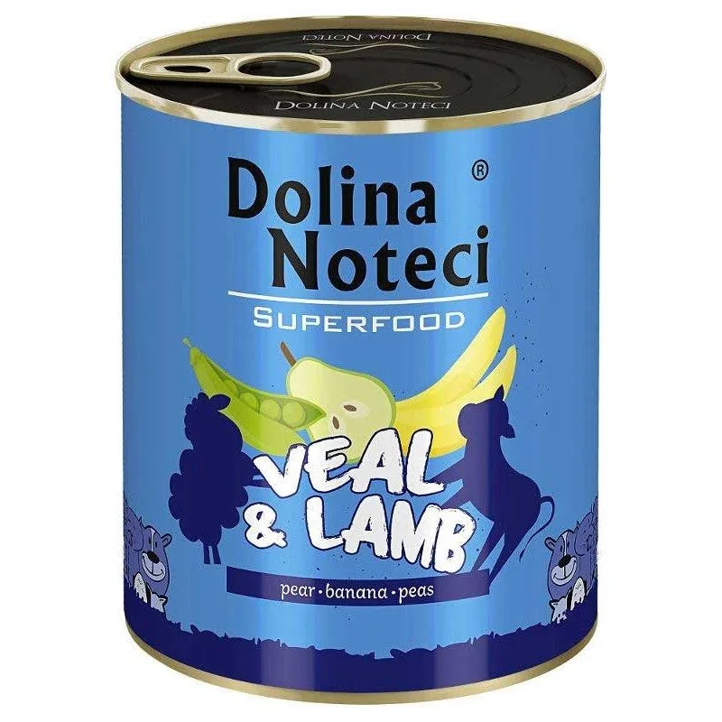 Hrana umedă pentru câini Dolina Noteci Superfood Vitel și Miel — Caracteristici, preț și verdict