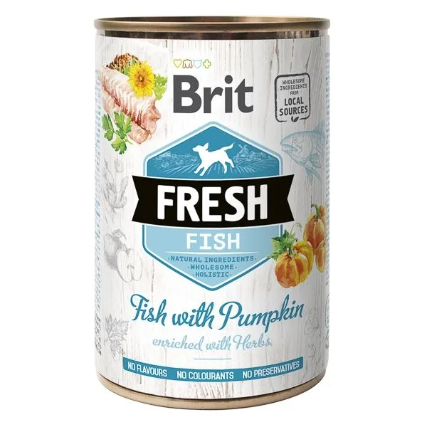 Hrana umedă Brit Fresh Fish with Pumpkin 400 g — Păreri și avantaje