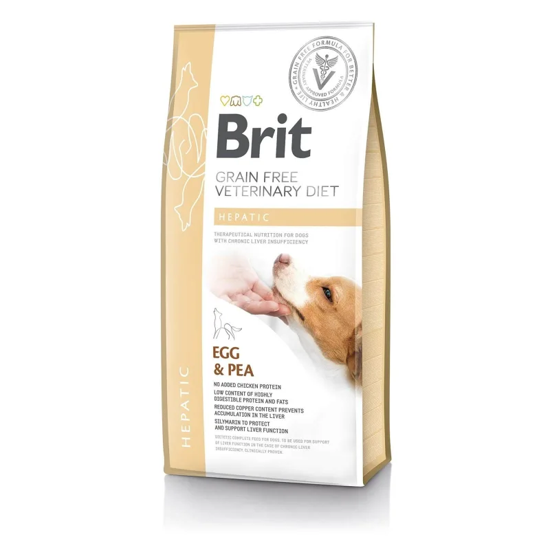 Brit Grain Free Veterinary Diets Dog Hepatic — recenzie, specificații și verdict