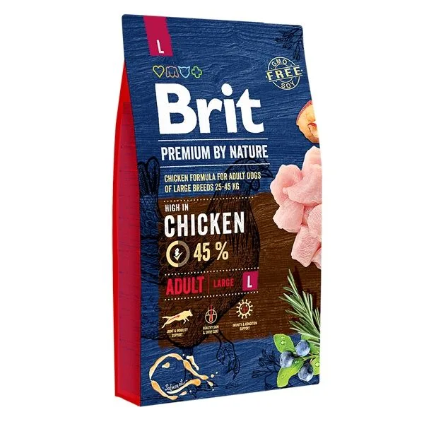 Valoare hrana uscata Brit Premium by Nature Adult L — Recenzie și preț, beneficii pentru câini mari