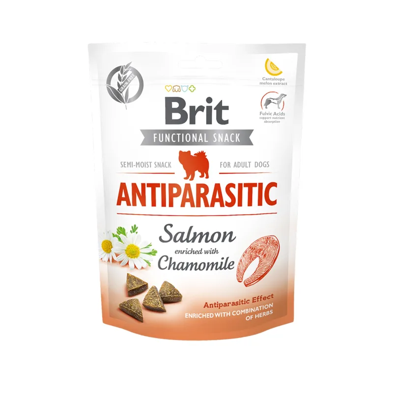 Brit Care Dog Snack Antiparasitic Salmon — Recenzie, beneficii și preț actualizat